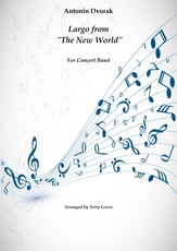 Largo from The New World Concert Band sheet music cover